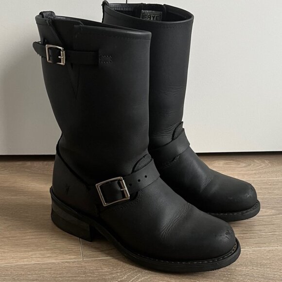 FRYE | 12R Engineer Boots - Picture 1 of 5